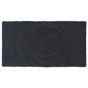 Alfombra Gris oscuro 60 x 110 cm yute en Alfombras | Comprar online en Foru.es