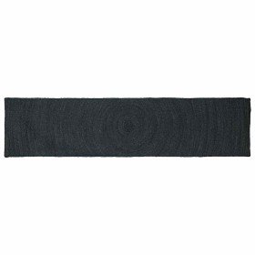 Alfombra Gris oscuro 60 x 300 cm yute en Alfombras | Comprar online en Foru.es