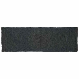 Alfombra Gris oscuro 80 x 300 cm yute en Alfombras | Comprar online en Foru.es