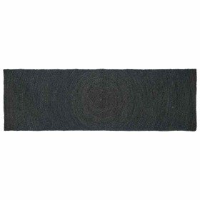 Alfombra Gris oscuro 80 x 300 cm yute en Alfombras | Comprar online en Foru.es