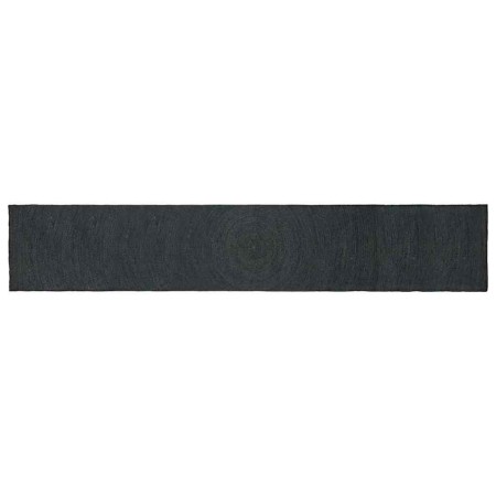 Alfombra Gris oscuro 80 x 400 cm yute en Alfombras | Comprar online en Foru.es