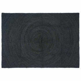 Alfombra Gris oscuro 140 x 200 cm yute en Alfombras | Comprar online en Foru.es