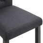 Sillas de comedor 6 unidades tela gris oscuro de vidaXL, Sillas de comedor - Ref: Foro24-276966, Precio: 587,03 €, Descuento: %