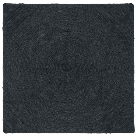 Alfombra Gris oscuro 160 x 160 cm yute en Alfombras | Comprar online en Foru.es