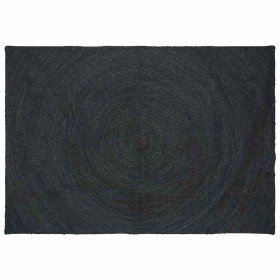 Alfombra Gris oscuro 160 x 230 cm yute en Alfombras | Comprar online en Foru.es