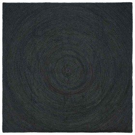 Alfombra Gris oscuro 300 x 300 cm yute en Alfombras | Comprar online en Foru.es