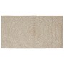 Alfombra Natural y 80 x 150 cm yute en Alfombras | Comprar online en Foru.es