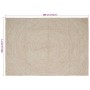Alfombra Natural y 200 x 290 cm yute en Alfombras | Comprar online en Foru.es
