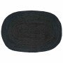 Alfombra Natural y negro 300 x 300 cm yute en Alfombras | Comprar online en Foru.es