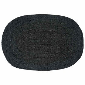 Alfombra Natural y negro 300 x 300 cm yute en Alfombras | Comprar online en Foru.es