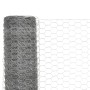 Alambrada de gallinero acero galvanizado plateado 25x1,5 m de vidaXL, Paneles de vallas - Ref: Foro24-143325, Precio: 63,08 €...