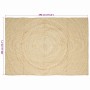 Alfombra Natural y 200 x 290 cm yute en Alfombras | Comprar online en Foru.es