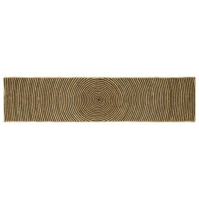 Alfombra Natural y negro 60 x 200 cm yute en Alfombras | Comprar online en Foru.es