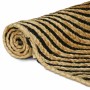 Alfombra Natural y negro 60 x 400 cm yute en Alfombras | Comprar online en Foru.es