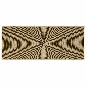 Alfombra Natural y negro 80 x 200 cm yute en Alfombras | Comprar online en Foru.es