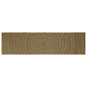 Alfombra Natural y negro 80 x 300 cm yute en Alfombras | Comprar online en Foru.es