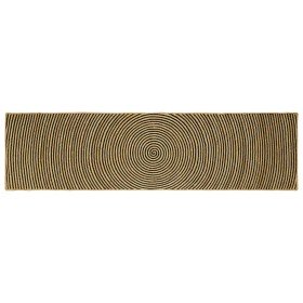 Alfombra Natural y negro 80 x 300 cm yute en Alfombras | Comprar online en Foru.es