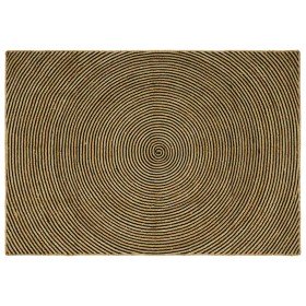 Alfombra Natural y negro 240 x 340 cm yute en Alfombras | Comprar online en Foru.es