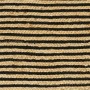 Alfombra Natural y negro 122 x 183 cm yute en Alfombras | Comprar online en Foru.es
