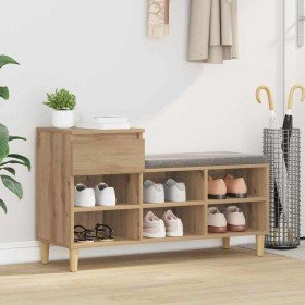 Armario Zapatero con cajón Roble artesanal 102 x 36 x 60 cm en Zapateros y organizadores de calzado | Comprar online en Foru.es