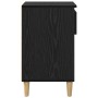 Armario Zapatero con cajón Roble Negro 102 x 36 x 60 cm en Zapateros y organizadores de calzado | Comprar online en Foru.es