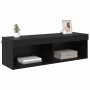Mueble de TV Montado en la Pared Panama Roble Negro en Muebles TV | Comprar online en Foru.es