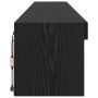 Gabinetes de pared para TV Panama 2 pcs Roble Negro en Muebles TV | Comprar online en Foru.es