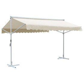 Toldo independiente 4x3 m color crema en Sombrillas | Comprar online en Foru.es