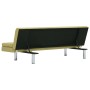 Sofá cama con dos almohadas de poliéster verde en Sofás | Comprar online en Foru.es