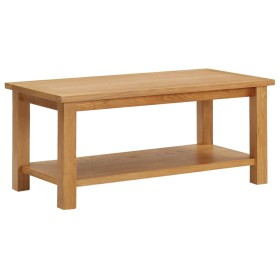 Mesa de centro de madera maciza de roble 90x45x40cm en Mesas de centro | Comprar online en Foru.es