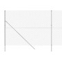 Cerca de alambre plateado 1,6x10 m de vidaXL, Paneles de vallas - Ref: Foro24-154004, Precio: 71,10 €, Descuento: %