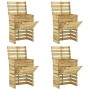 Compostadores de láminas 4 uds madera de pino 80x50x100 cm en Compostaje | Comprar online en Foru.es