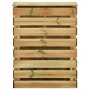 Compostadores de láminas 4 uds madera de pino 80x50x100 cm en Compostaje | Comprar online en Foru.es