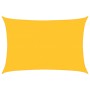 Toldo de vela rectangular HDPE amarillo 160 g/m² 3,5x4,5 m en Sombrillas | Comprar online en Foru.es