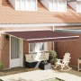 Toldo retráctil automático marrón 400x300 cm en Toldos | Comprar online en Foru.es