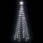 Árbol de Navidad forma de cono 100 LED blanco frío 70x180 cm en Decoración Festiva y Estacional | Comprar online en Foru.es