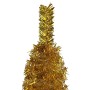 Árbol de Navidad delgado dorado 120 cm en Decoración Festiva y Estacional | Comprar online en Foru.es