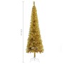 Árbol de Navidad delgado dorado 120 cm en Decoración Festiva y Estacional | Comprar online en Foru.es