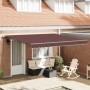 Toldo retráctil manual marrón 400x300 cm en Toldos | Comprar online en Foru.es