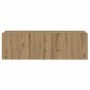 Mueble para TV de pared madera contrachapada artesanal 8 piezas en Muebles TV | Comprar online en Foru.es