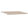 Toldo Manual Beige 500 x 300 x 165 cm Poliéster y metal en Toldos | Comprar online en Foru.es