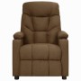 Sillón reclinable de tela marrón en Sillones | Comprar online en Foru.es