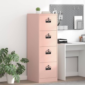 Mueble archivador con cajón 2 pcs Rosa 44 x 50 x 106.5 cm en Armarios y almacenamiento | Comprar online en Foru.es