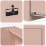 Mueble archivador con cajón 2 pcs Rosa 44 x 50 x 106.5 cm en Armarios y almacenamiento | Comprar online en Foru.es