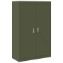 Armario de almacenamiento 2 pcs Verde Oliva 90 x 40 x 140 cm en Armarios archivadores | Comprar online en Foru.es