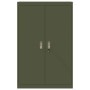 Armario de almacenamiento 2 pcs Verde Oliva 90 x 40 x 140 cm en Armarios archivadores | Comprar online en Foru.es