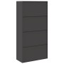 Armario de almacenamiento 2 pcs Negro 90 x 40 x 180 cm en Armarios archivadores | Comprar online en Foru.es