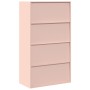 Armario de almacenamiento 2 pcs Rosa 80 x 40 x 140 cm en Armarios archivadores | Comprar online en Foru.es