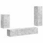 Conjunto de mueble de TV 3 pcs Gris Concreto en Muebles TV | Comprar online en Foru.es