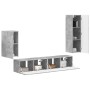 Conjunto de mueble de TV 3 pcs Gris Concreto en Muebles TV | Comprar online en Foru.es